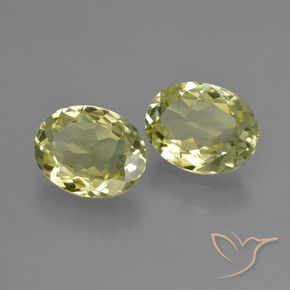Gemas de Sillimanita Amarillo medio natural de 4.02 ct, Ovalada, VVS