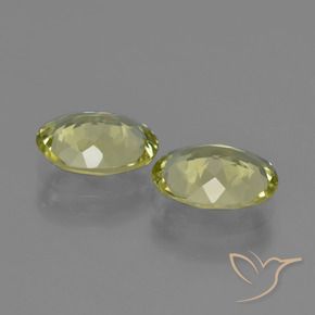 Gemas de Sillimanita Amarillo medio natural de 4.02 ct, Ovalada, VVS