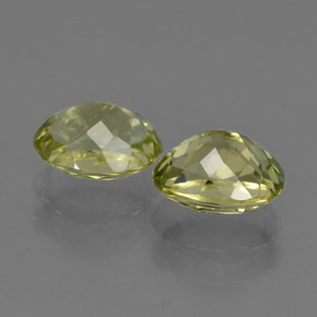Gemas de Sillimanita Amarillo medio natural de 4.94 ct, Corte Óvalo, VS