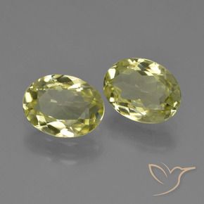 Gemas de Silimanita Amarillo  verdoso natural de 3.15 ct, Ovalada, VVS-VS