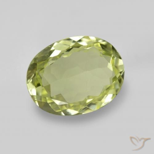 Sillimanita Amarillo medio natural de 2.03 ct, Ovalada, VS