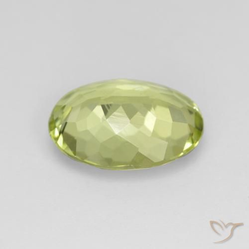 Sillimanita Amarillo medio natural de 2.03 ct, Ovalada, VS