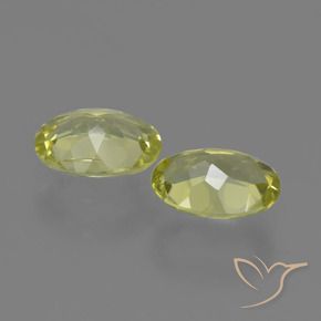 Gemas de Sillimanita Amarillo verdoso natural de 3.44 ct, Ovalada, VS