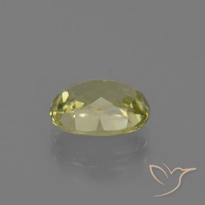 Sillimanita Amarillo medio natural de 2.32 ct, Ovalada, VS