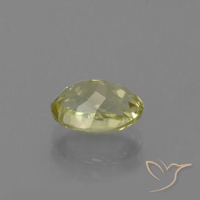 Sillimanita Amarillo medio natural de 2.08 ct, Ovalada, VS