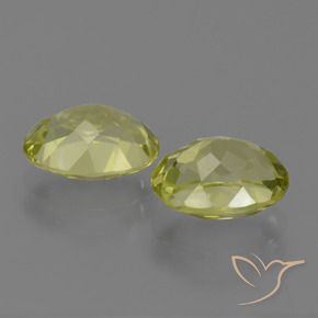 Gemas de Sillimanita Amarillo medio natural de 2.91 ct, Ovalada, VVS-VS