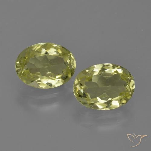 2.60ctw Natural Amarillo medio Silimanita, Ovalada, VVS-VS