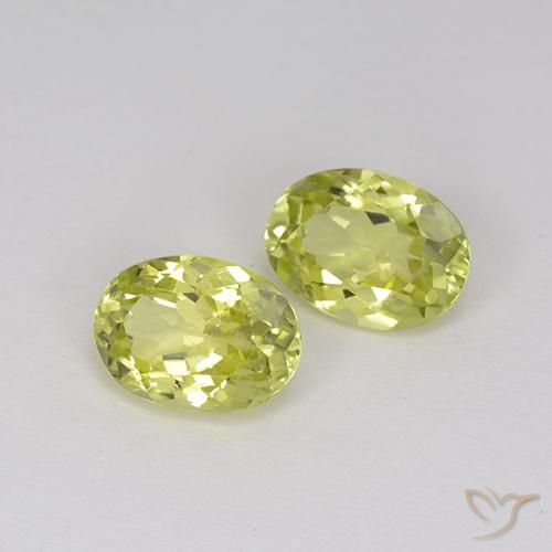 Gemas de Sillimanita Amarillo medio natural de 2.82 ct, Ovalada, VVS-VS