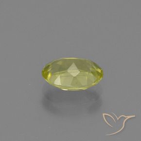Sillimanita Amarillo limón natural de 1.38 ct, Ovalada, VS-SI