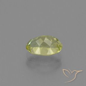 Sillimanita Amarillo verdoso natural de 1.33 ct, Ovalada, VS-SI