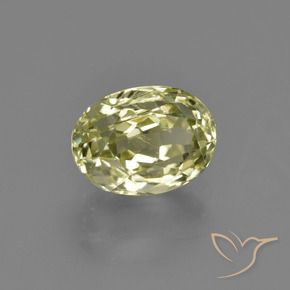 Sillimanita Amarillo medio natural de 1.69 ct, Ovalada, VVS-VS