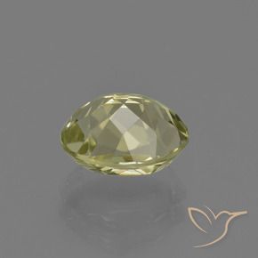 Sillimanita Amarillo medio natural de 1.69 ct, Ovalada, VVS-VS