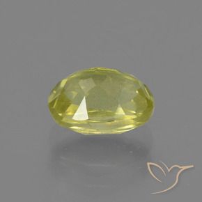 Sillimanita Pineapple yellow natural de 1.22 ct, Ovalada, VS