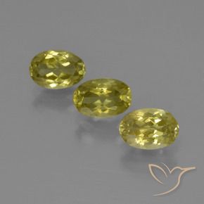 Gemas de Sillimanita Amarillo piña natural de 2.78 ct, Ovalada, VS