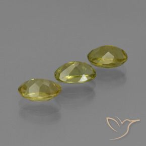 Gemas de Sillimanita Amarillo piña natural de 2.78 ct, Ovalada, VS