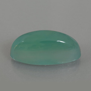 Smithsonita azul verdoso claro natural de 16,32 ct, marquesa, translúcido