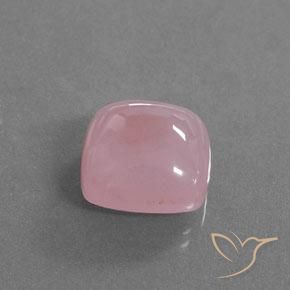Smithsonita Rosado rosa medio natural de 26.17 ct, Forma Cojín, Transparente