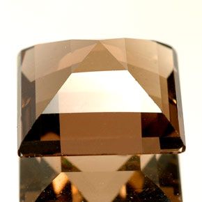 Cuarzo ahumado marrón natural de 4,14 ct, cuadrado, VVS-VS