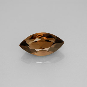 Cuarzo ahumado marrón natural de 1,71 ct, marquesa, VS