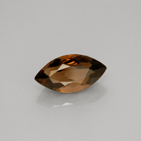 Cuarzo ahumado marrón natural de 1,71 ct, marquesa, VS