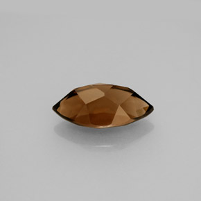 Cuarzo ahumado marrón natural de 1,71 ct, marquesa, VS