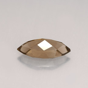 Cuarzo ahumado marrón natural de 1,43 ct, marquesa, VS