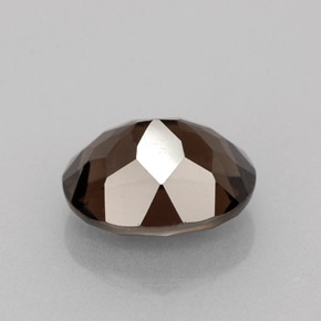 Cuarzo ahumado marrón natural de 2,75 ct, corte óvalo, VVS-VS