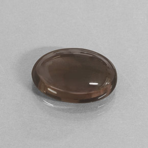 Cuarzo ahumado marrón natural de 3,50 ct, corte óvalo, translúcido