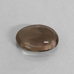 Cuarzo ahumado marrón natural de 3,59 ct, corte óvalo, translúcido