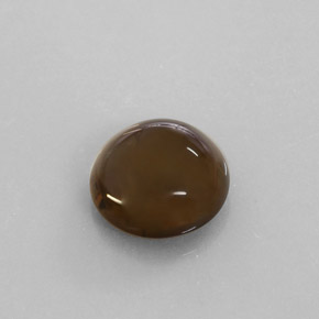 Cuarzo ahumado marrón natural de 6,22 ct, transparente, transparente / translúcido