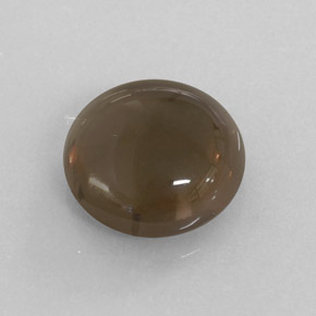 Cuarzo ahumado marrón natural de 6,15 ct, transparente, transparente / translúcido
