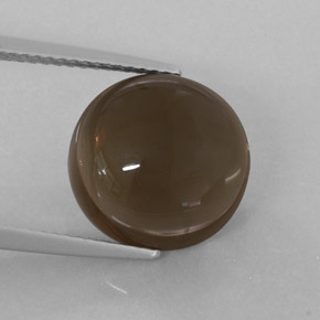 Cuarzo ahumado marrón natural de 7,52 ct, transparente, transparente / translúcido