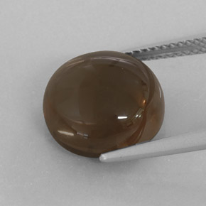 Cuarzo ahumado marrón natural de 7,52 ct, transparente, transparente / translúcido