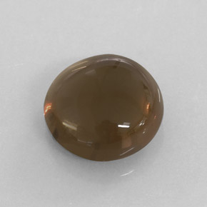 Cuarzo ahumado marrón natural de 6,40 ct, transparente, transparente / translúcido