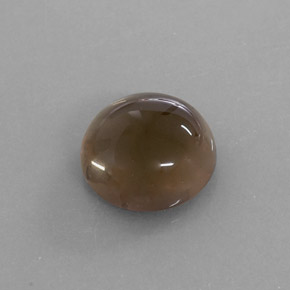 Cuarzo ahumado marrón natural de 6,40 ct, transparente, transparente / translúcido