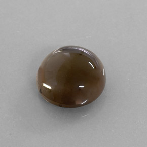 Cuarzo ahumado marrón natural de 6,72 ct, transparente, transparente / translúcido