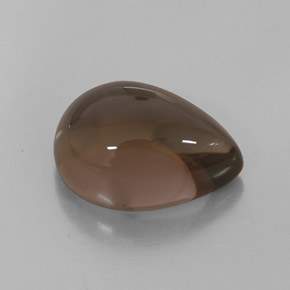 Cuarzo ahumado marrón natural de 6,75 ct, transparente, transparente / translúcido