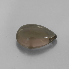 Cuarzo ahumado marrón natural de 3,83 ct, transparente, transparente / translúcido