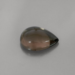 Cuarzo ahumado marrón natural de 4,80 ct, transparente, transparente / translúcido