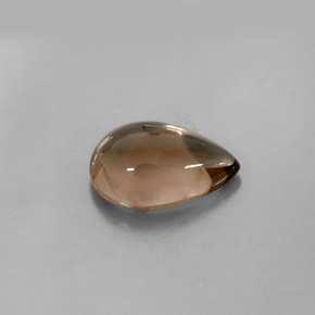Cuarzo ahumado marrón natural de 3,68 ct, transparente, transparente / translúcido