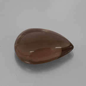 Cuarzo ahumado marrón natural de 3,86 ct, transparente, transparente / translúcido