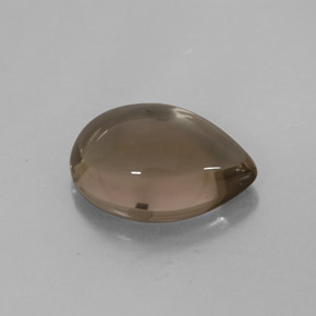 Cuarzo ahumado marrón natural de 3,89 ct, transparente, transparente / translúcido