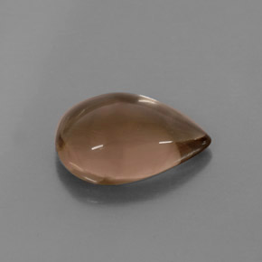 Cuarzo ahumado marrón natural de 3,55 ct, transparente, transparente / translúcido