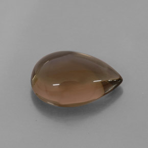 Cuarzo ahumado marrón natural de 4,06 ct, transparente, transparente / translúcido