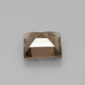 Cuarzo ahumado marrón natural de 4,16 ct, cuadrado, VVS-VS