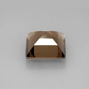 Cuarzo ahumado marrón natural de 4,28 ct, cuadrado, VVS-VS