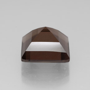 Cuarzo ahumado marrón natural de 4,53 ct, cuadrado, VVS-VS