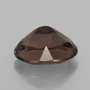 Cuarzo ahumado marrón natural de 2,41 ct, corte óvalo, VVS