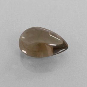 Cuarzo ahumado marrón natural de 3,26 ct, transparente, transparente / translúcido
