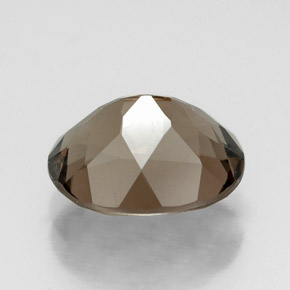 Cuarzo ahumado marrón natural de 2,57 ct, corte óvalo, VVS-VS
